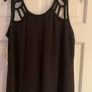 Silk lined tank top with sequin trim.  originally $198 yours for $45!